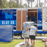 Blue-Ox-team-loading-a-truck-with-couch