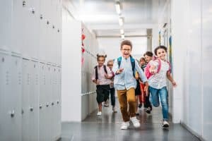 moving schools - kids in school